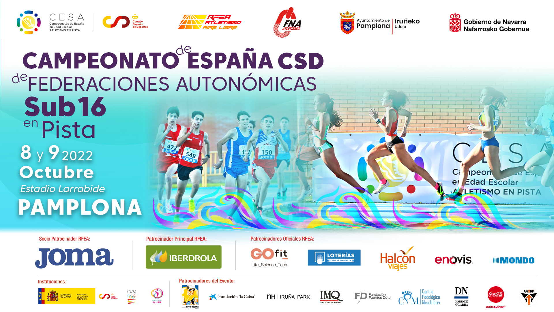 Campeonato de Espa&ntilde;a de Federaciones Auton&oacute;micas Sub16 en Edad Escolar.